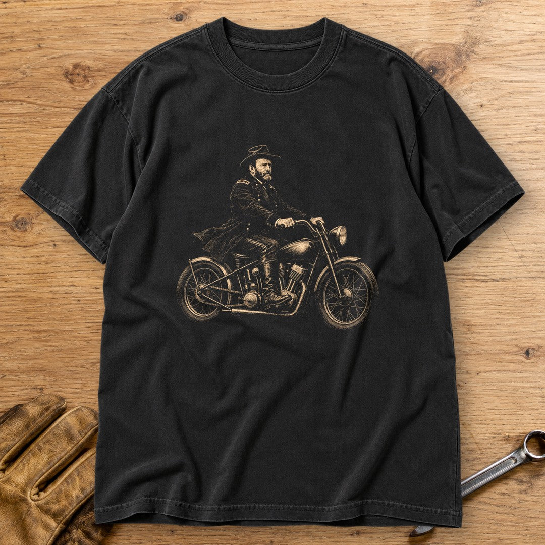 Ulysses S. Grant Bobber Premium T-Shirt - Black - bench