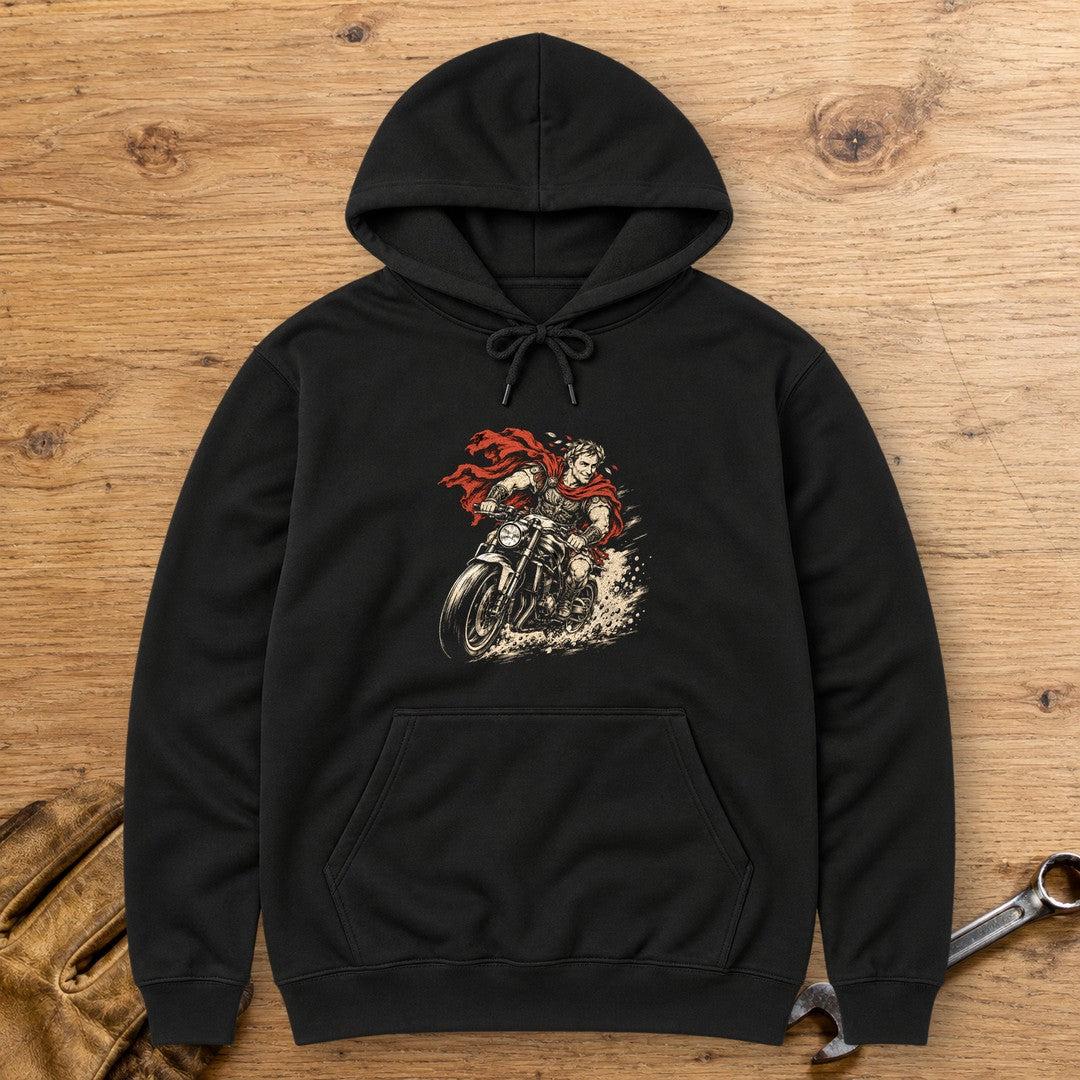 Julius Caesar Rides Hoodie - Black - bench