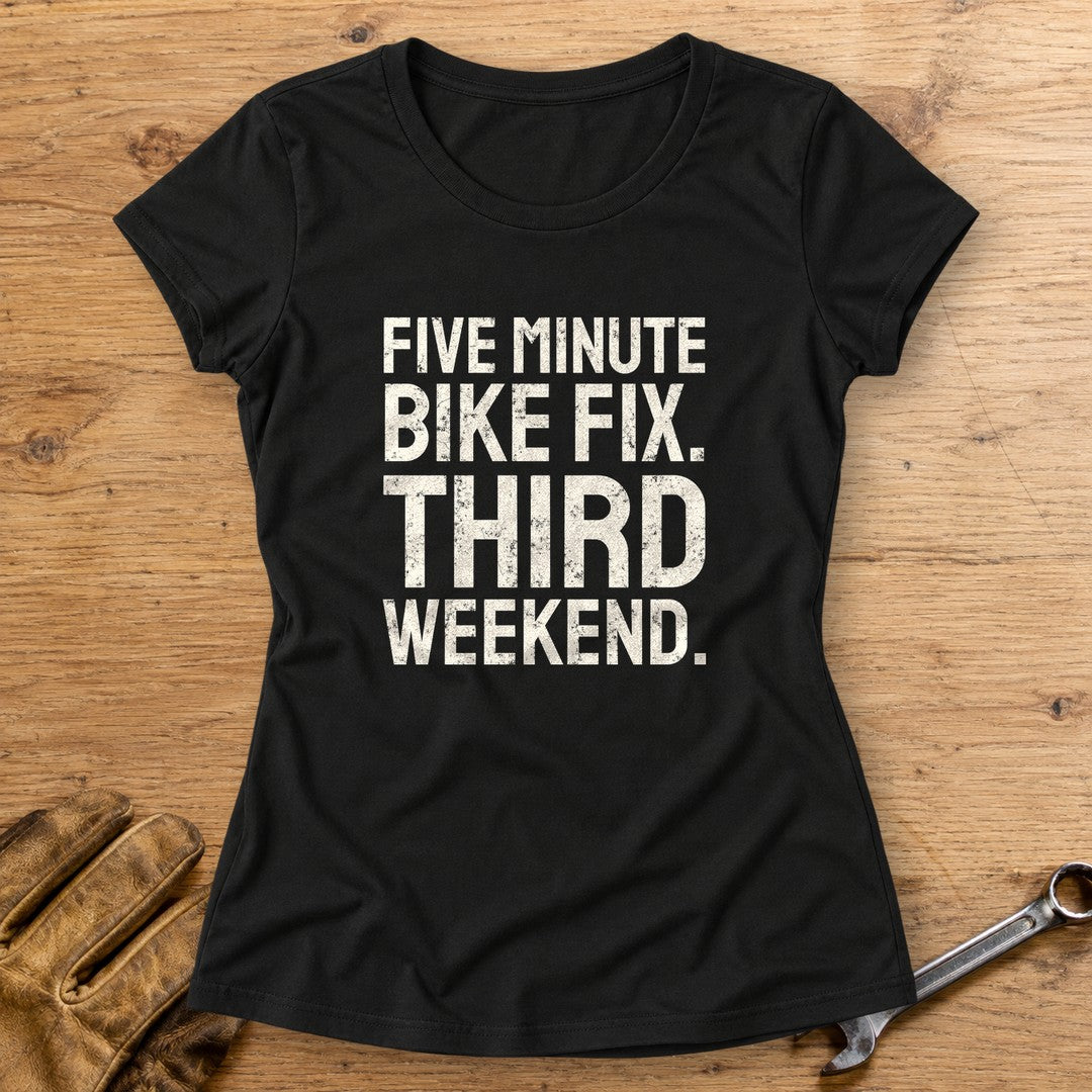 Five Minute Fix Women's T-Shirt - Black - bench