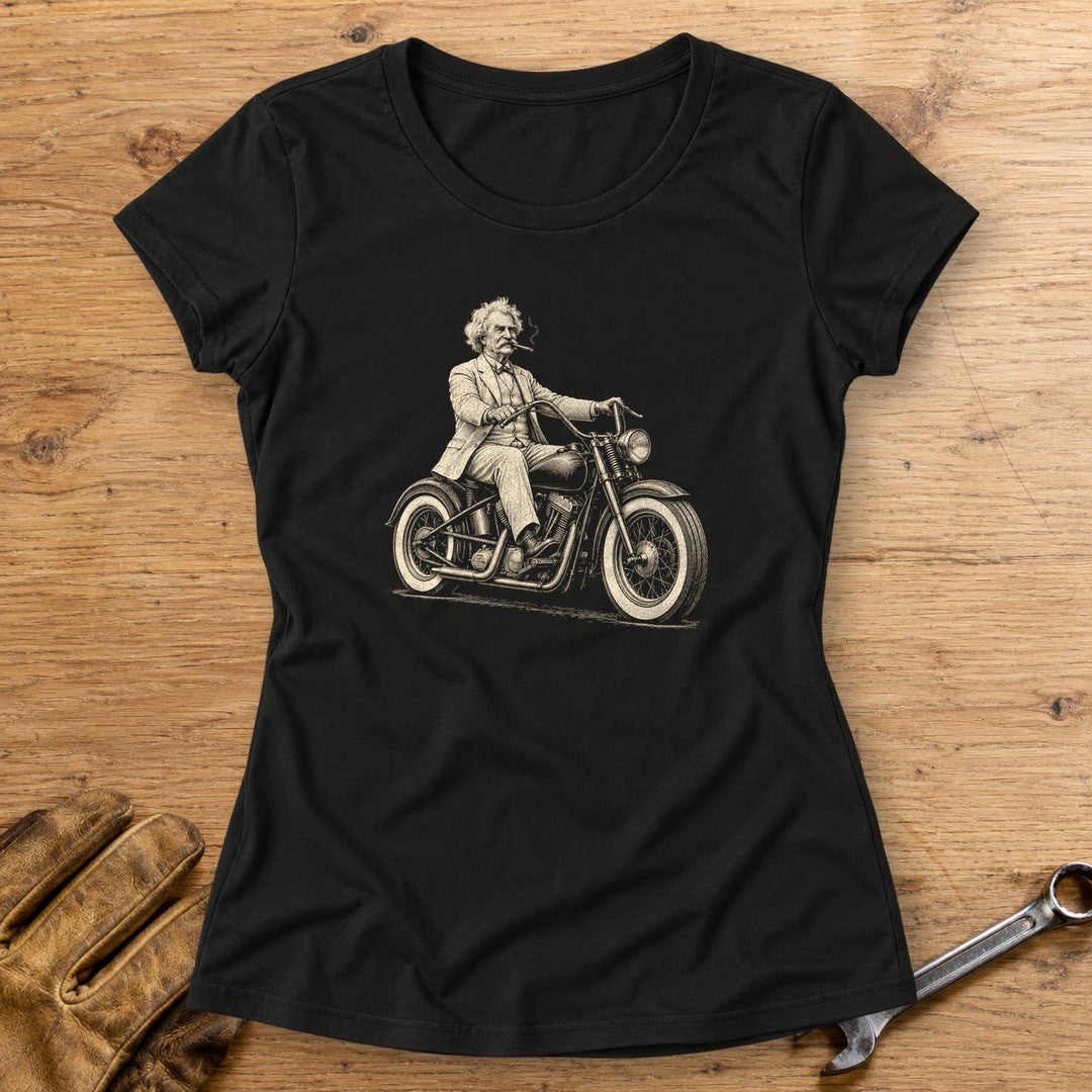 Mark Twain Cruiser Women's T-Shirt - Black - bench
