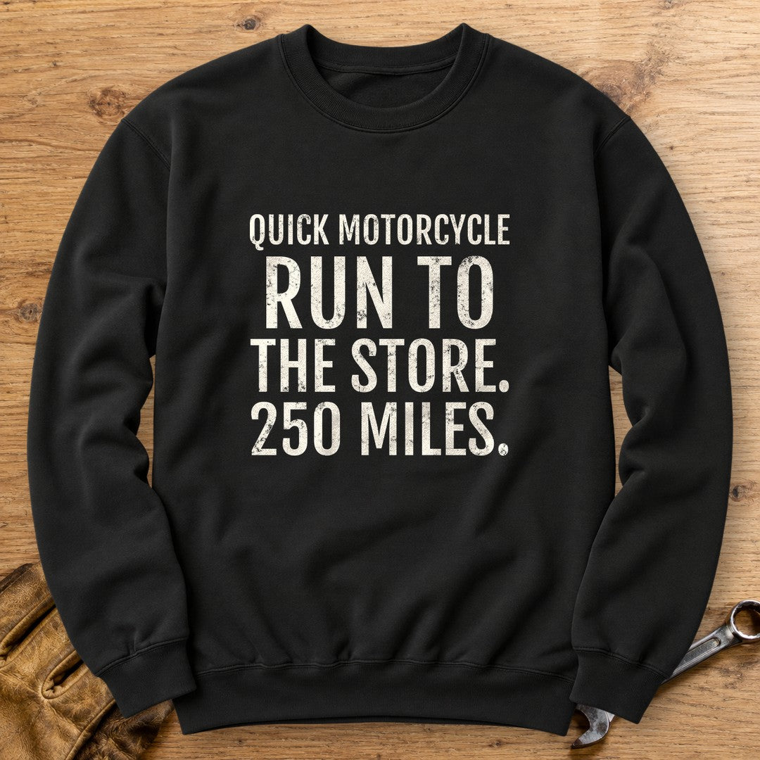 Quick Store Run Crewneck Sweatshirt - Black - bench