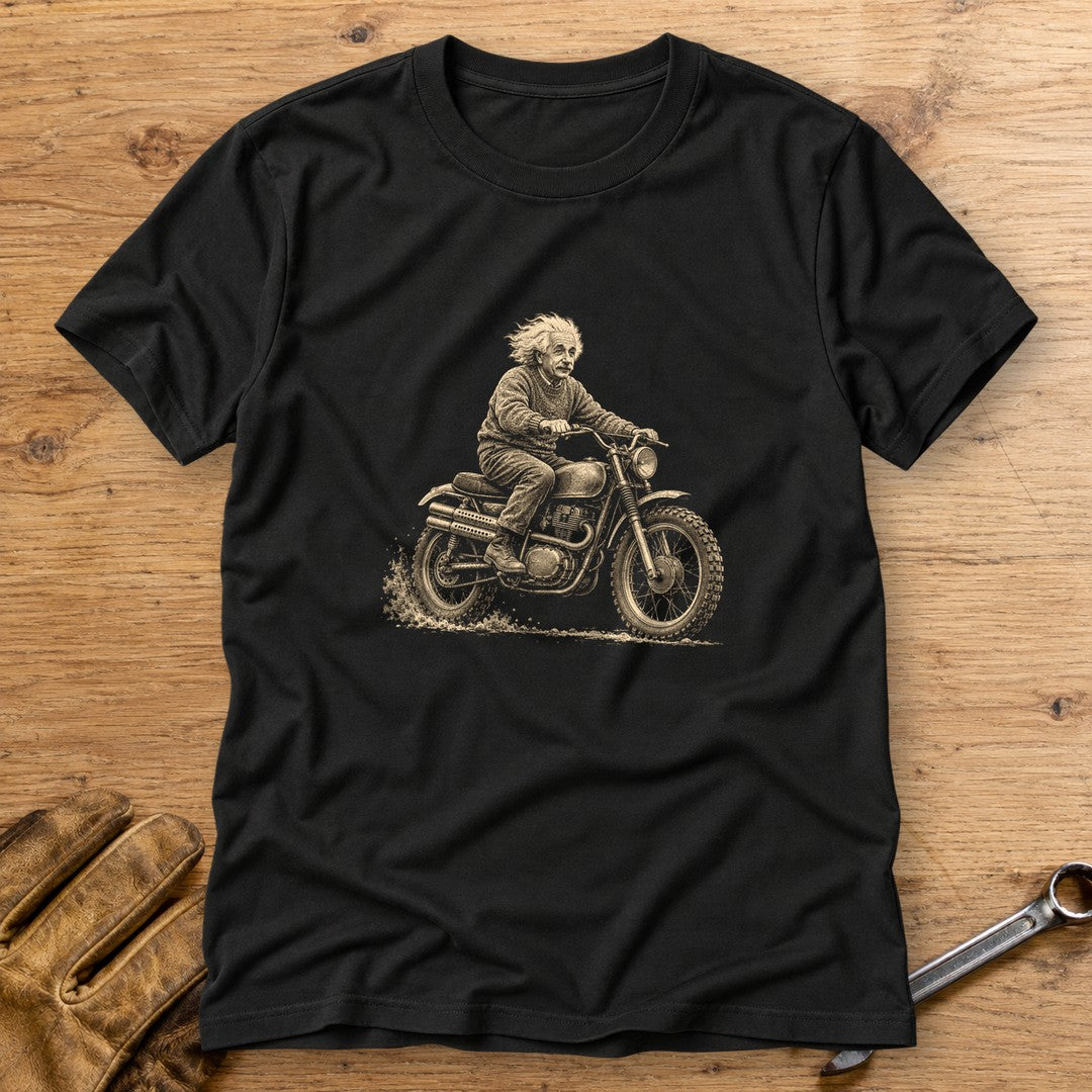 Albert Einstein Scrambler T-Shirt - Black - bench