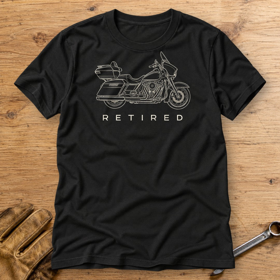 Retired Rider T-Shirt - Black - bench