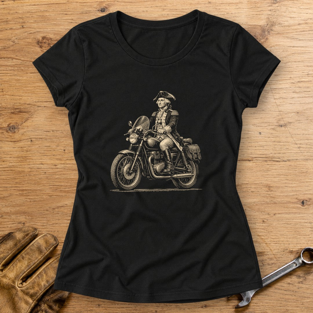 George Washington Founding Tourer Women's T-Shirt - Black - bench
