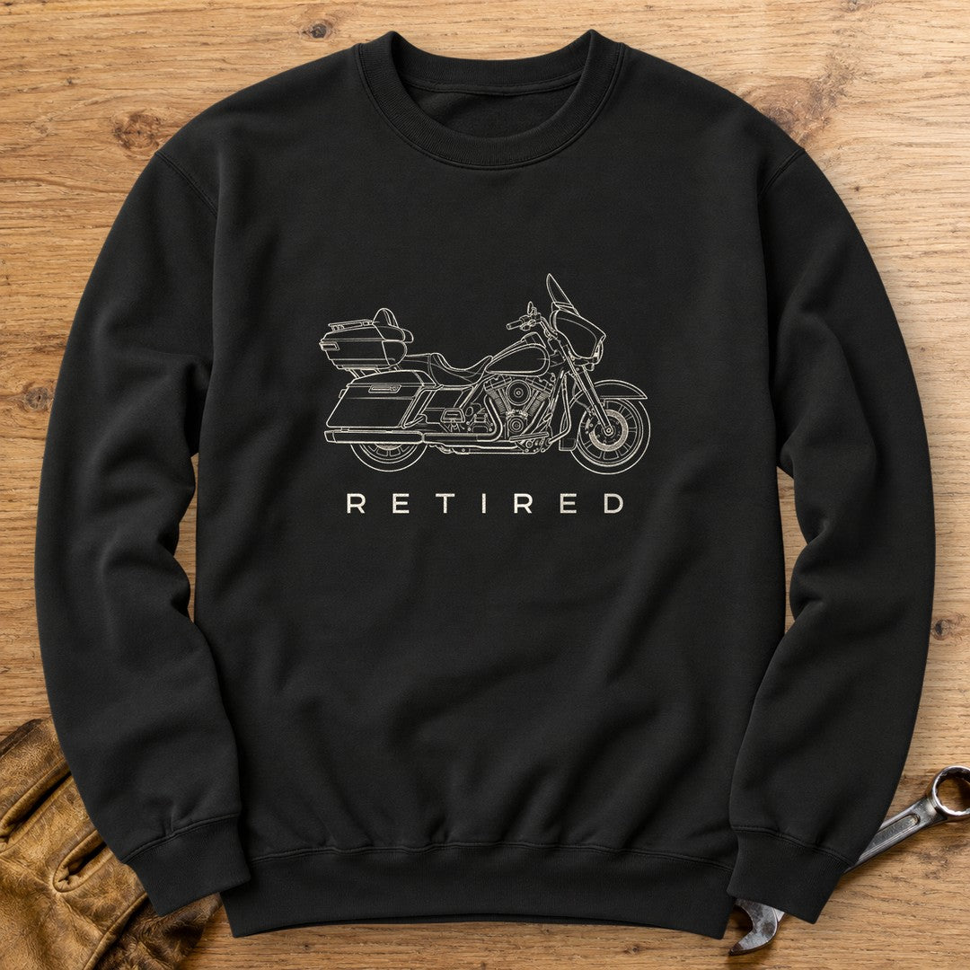 Retired Rider Crewneck Sweatshirt - Black - bench