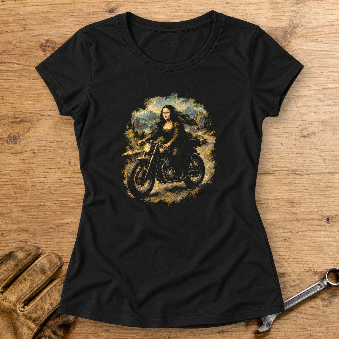 Mona Lisa Back Roads Women's T-Shirt - Black - bench