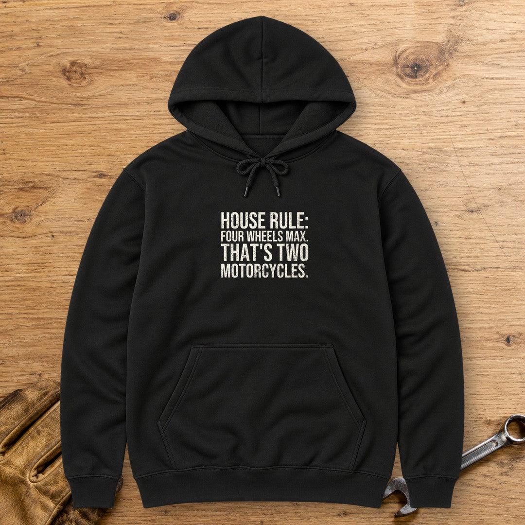Four Wheels Max Hoodie - Black - bench