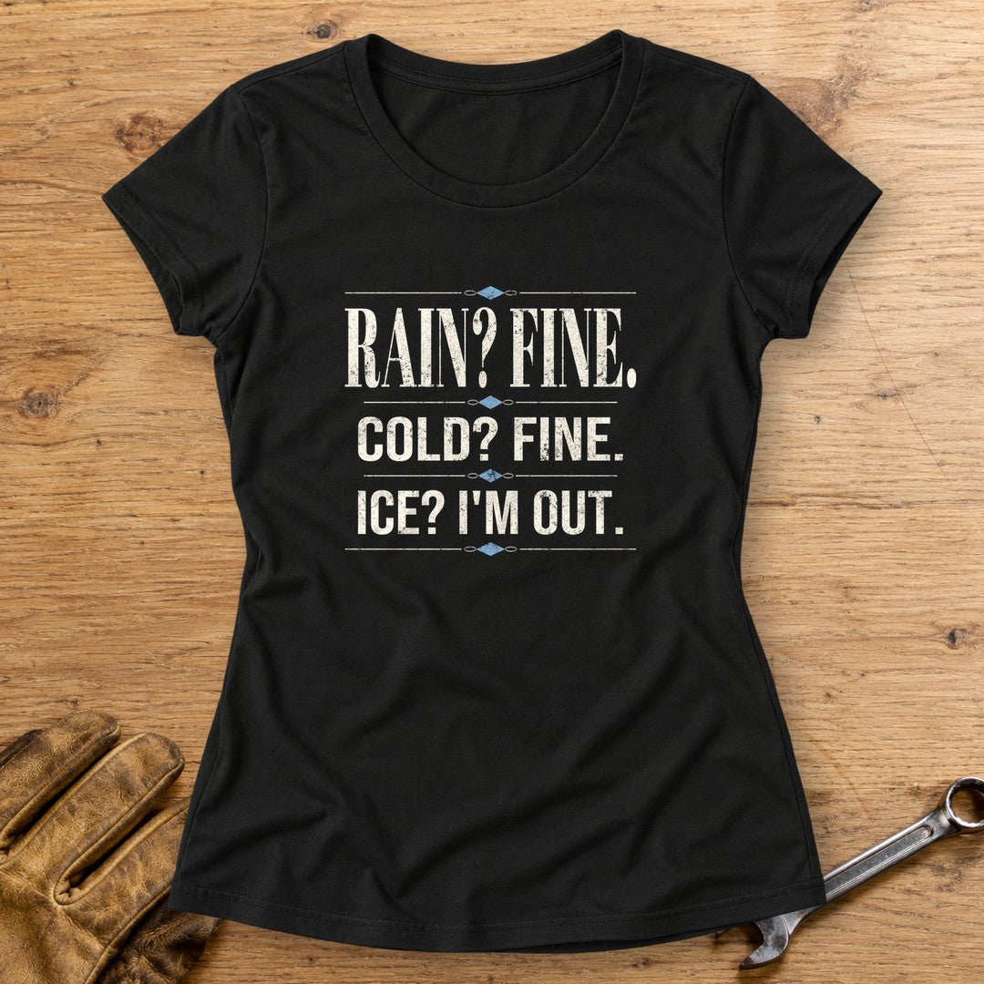 Ice I'm Out Women's T-Shirt - Black - bench