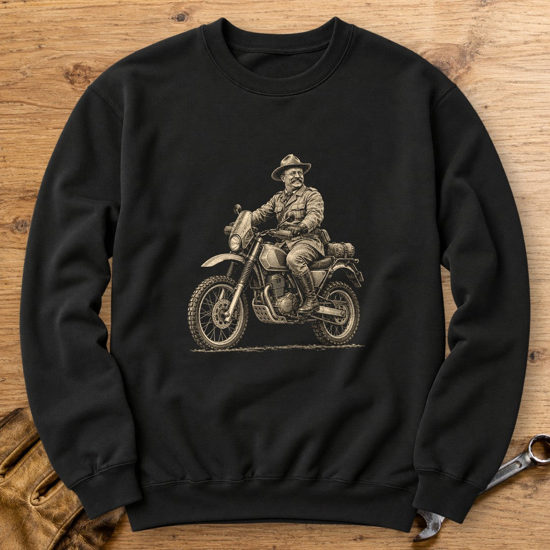 Theodore Roosevelt Rough Rider Crewneck Sweatshirt - Black - bench