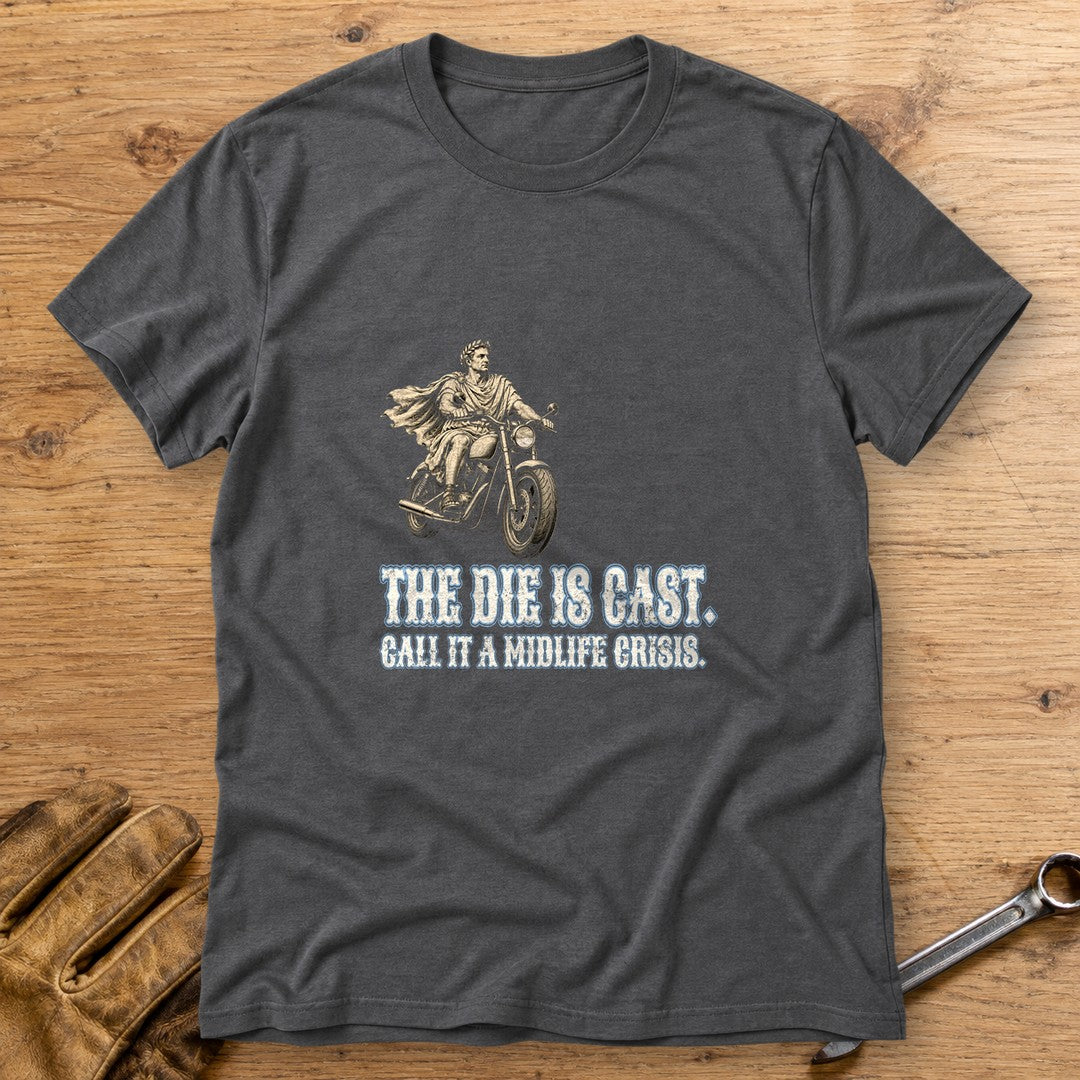 Julius Caesar The Die Is Cast T-Shirt - Charcoal - bench