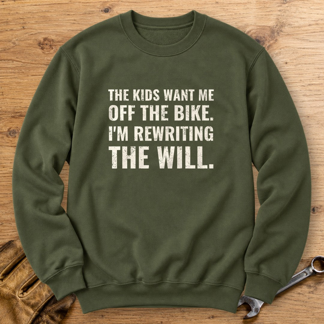 Rewriting The Will Crewneck Sweatshirt - Military Green - bench