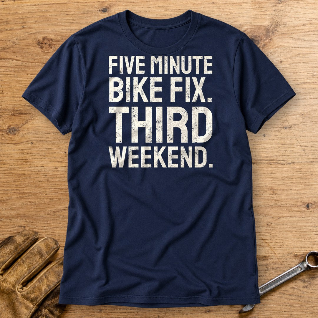 Five Minute Fix T-Shirt - Navy - bench