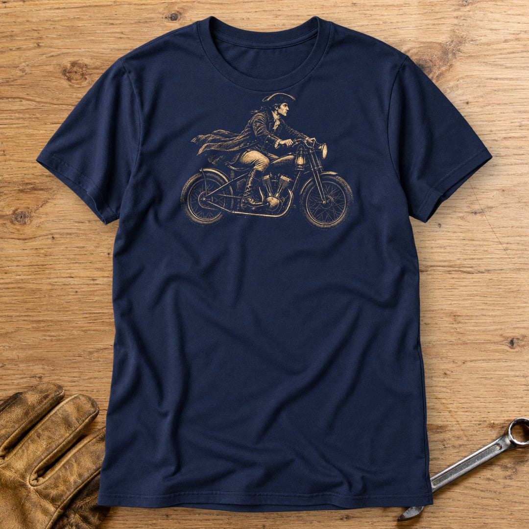 Paul Revere Midnight Ride T-Shirt - Navy - bench