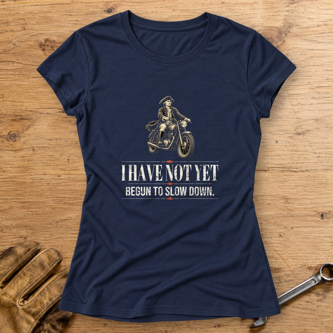 John Paul Jones Not Yet Begun Women's T-Shirt - Navy - bench