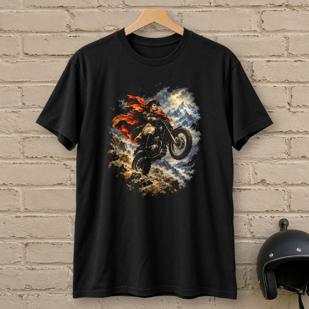 Napoleon Bonaparte Alpine Wheelie T-Shirt - Black - brick