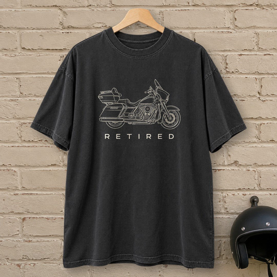 Retired Rider Premium T-Shirt - Black - brick