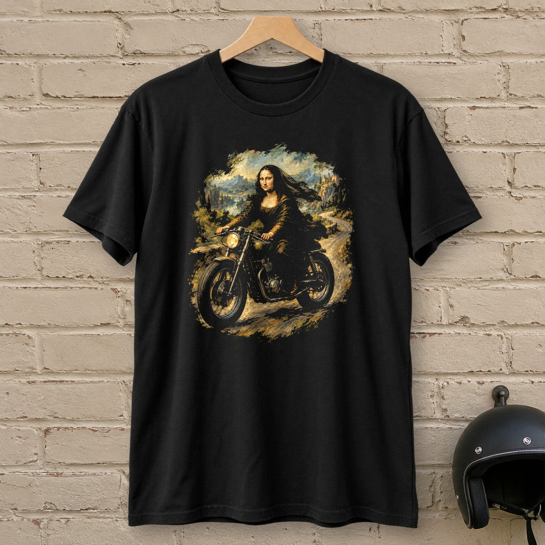 Mona Lisa Back Roads T-Shirt - Black - brick