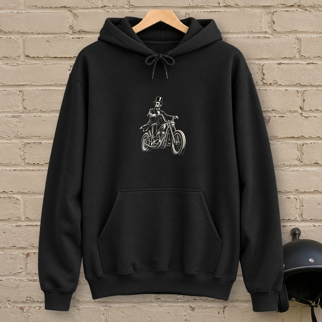 Abraham Lincoln Chopper Shades Hoodie - Black - brick