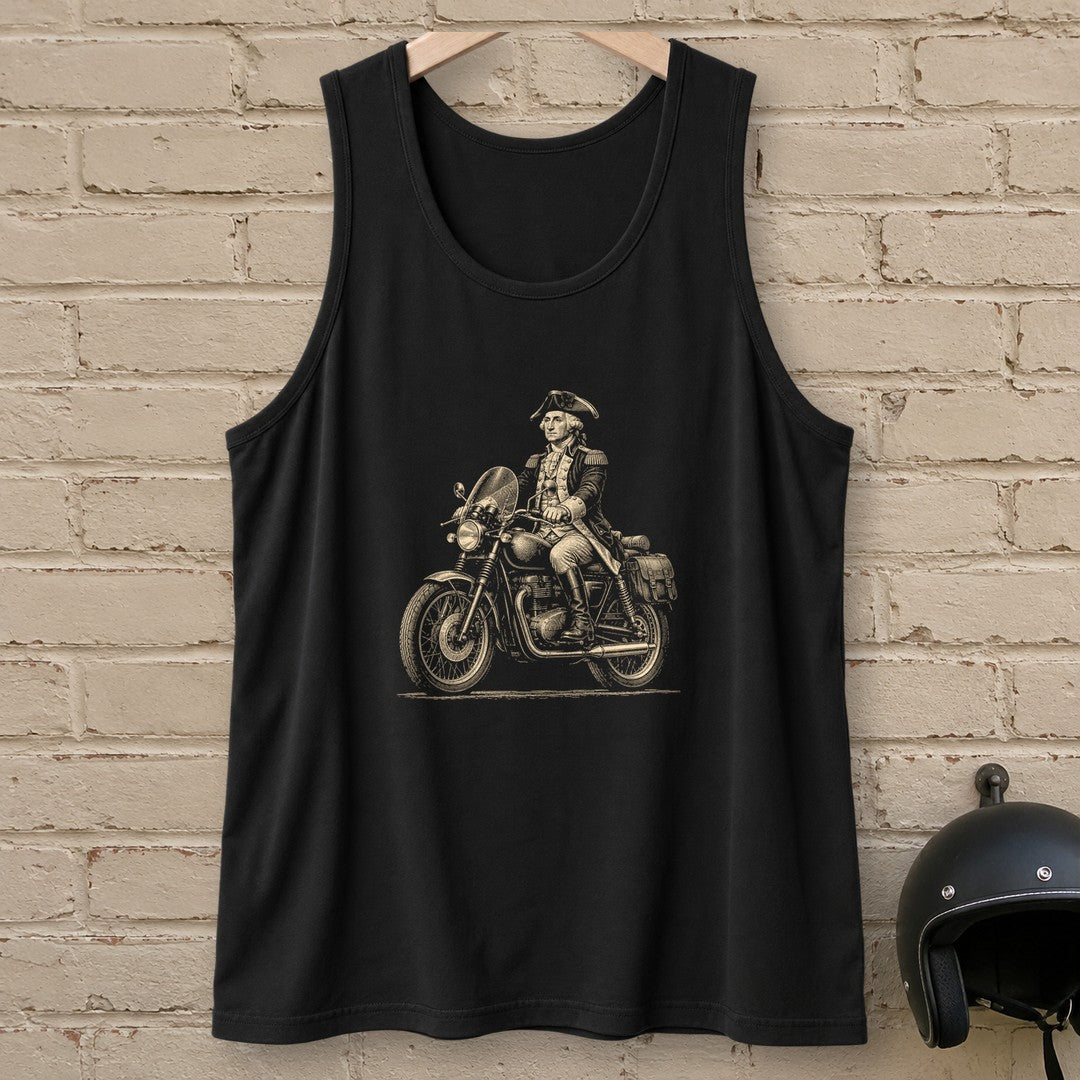 George Washington Founding Tourer Tank Top - Black - brick