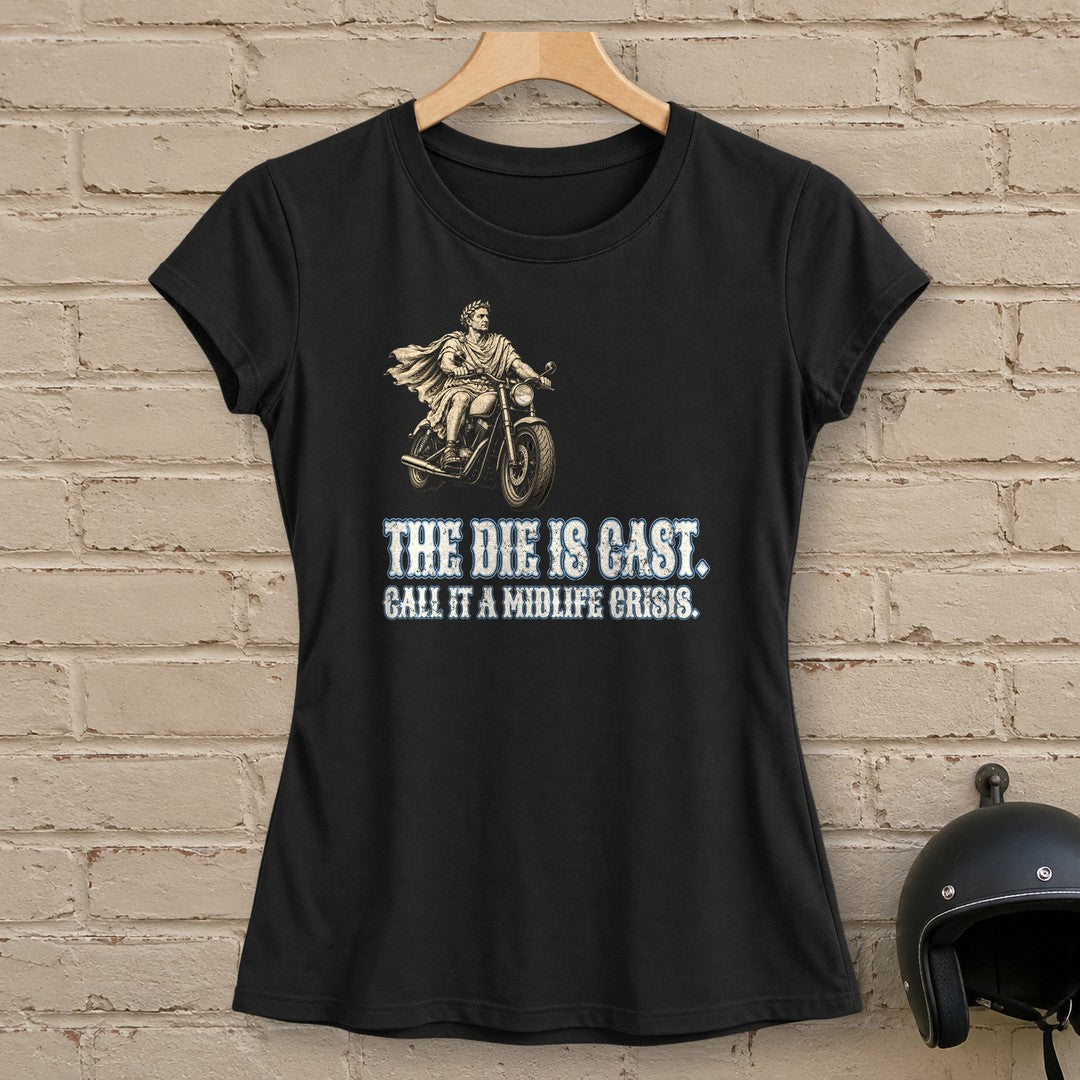Julius Caesar The Die Is Cast Women's T-Shirt - Black - brick