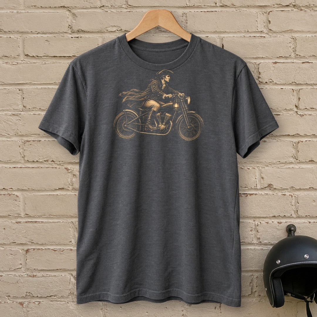 Paul Revere Midnight Ride T-Shirt - Charcoal - brick