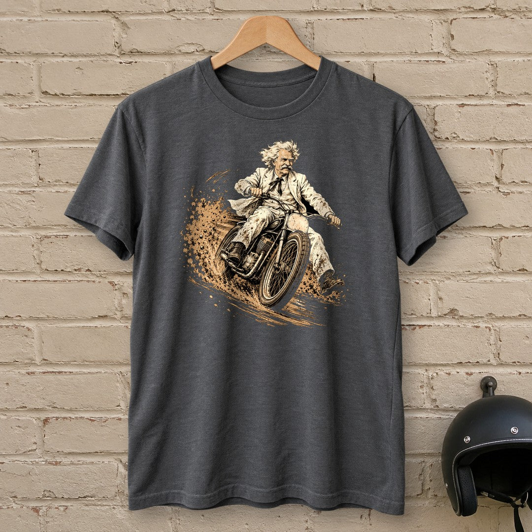 Mark Twain Dirt Track T-Shirt - Charcoal - brick