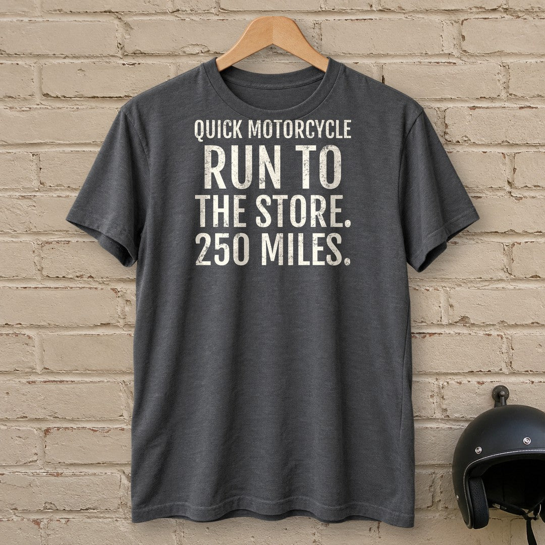 Quick Store Run T-Shirt - Charcoal - brick
