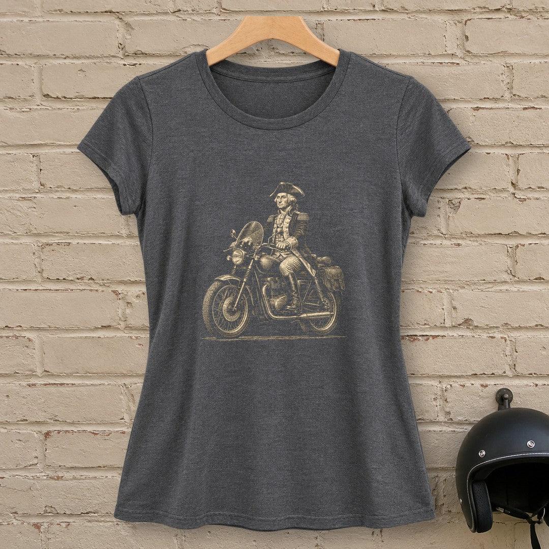 George Washington Founding Tourer Women's T-Shirt - Dark Heather - brick