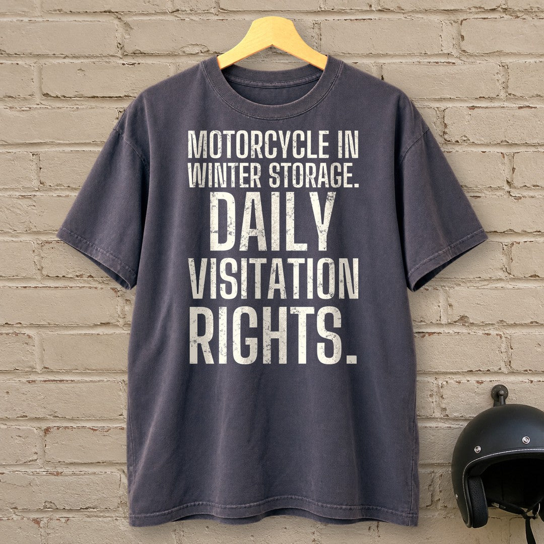 Daily Visitation Rights Premium T-Shirt - Navy - brick