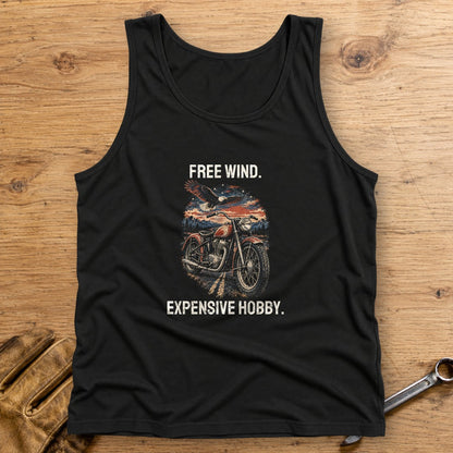 Expensive Hobby Tank Top - Black - bench