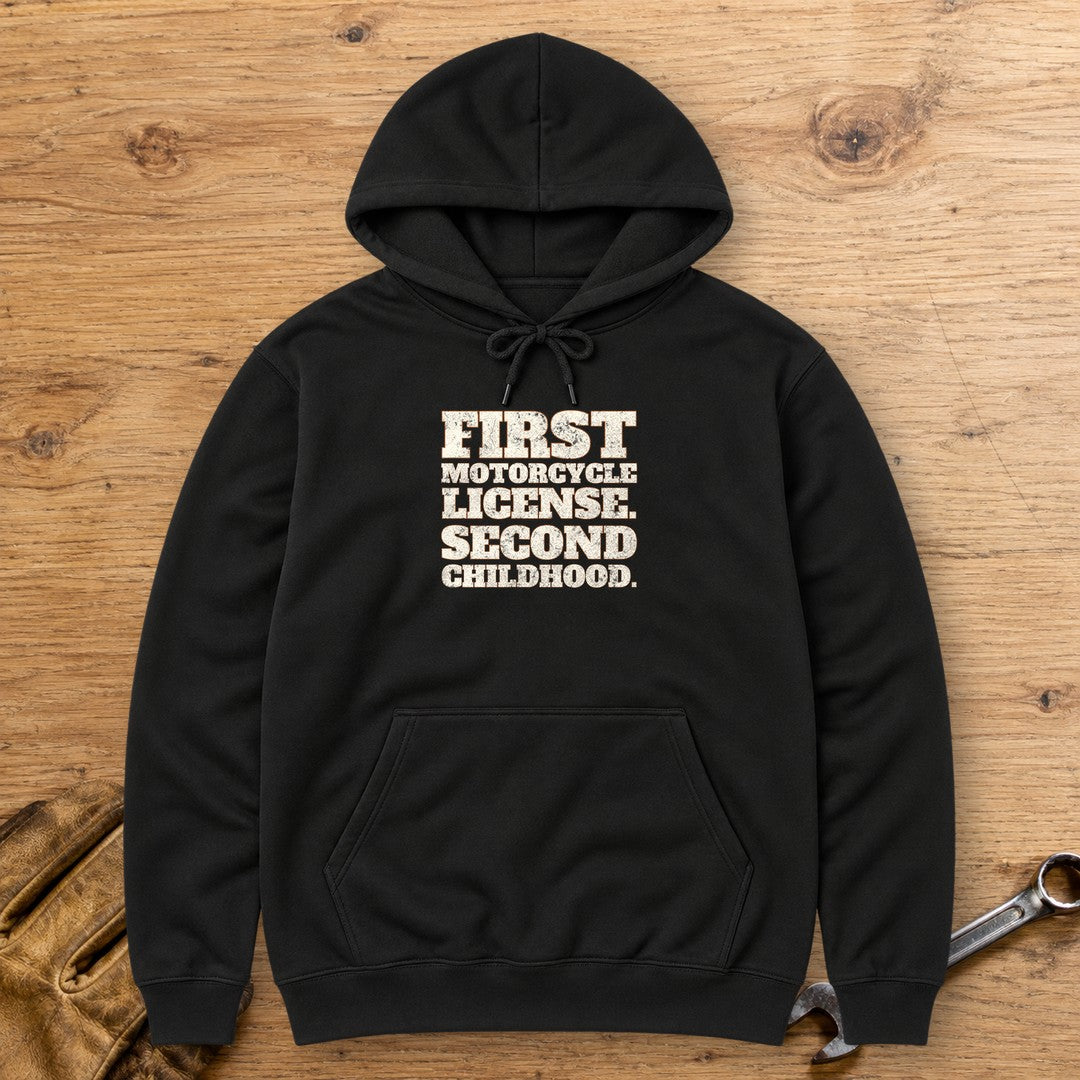 Second Childhood Hoodie - Black - bench
