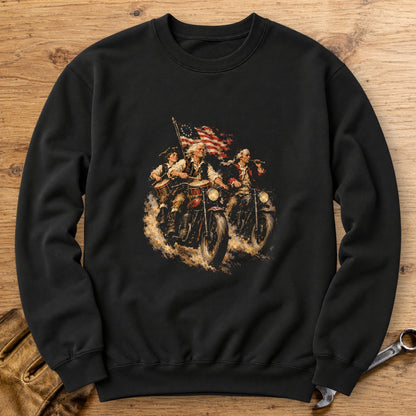 Fife And Drum Riders Crewneck Sweatshirt - Black - bench