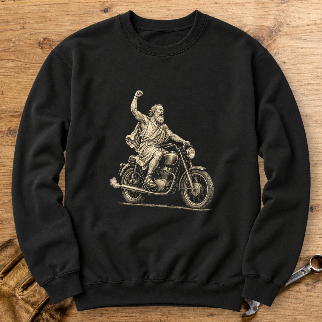 Archimedes Eureka Start Crewneck Sweatshirt - Black - bench