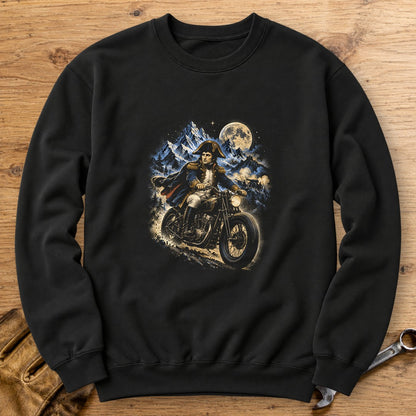 Napoleon Bonaparte Night March Crewneck Sweatshirt - Black - bench