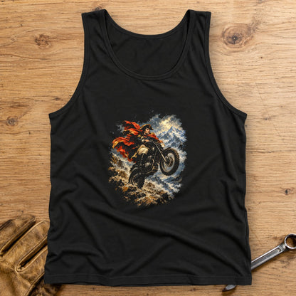 Napoleon Bonaparte Alpine Wheelie Tank Top - Black - bench