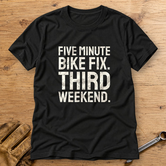 Five Minute Fix T-Shirt - Black - bench