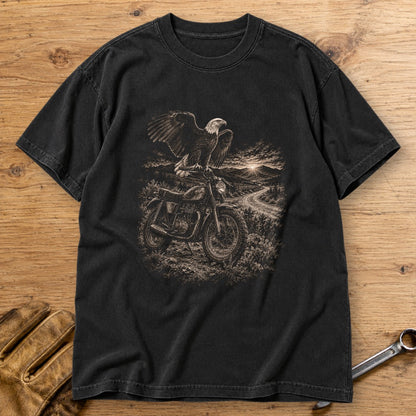 Eagle Lookout Premium T-Shirt - Black - bench