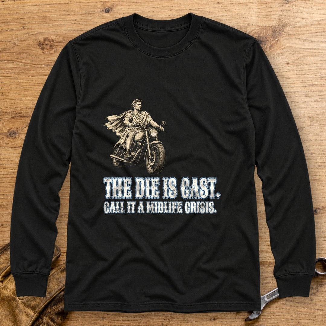 Julius Caesar The Die Is Cast Long Sleeve T-Shirt - Black - bench