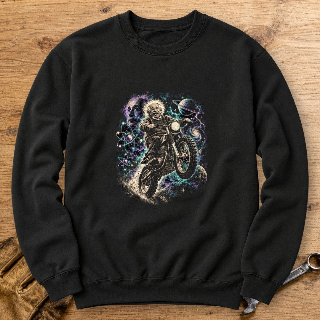 Albert Einstein Space Scrambler Crewneck Sweatshirt - Black - bench