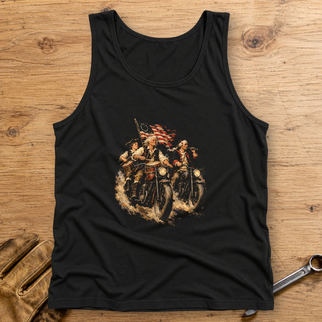 Fife And Drum Riders Tank Top - Black - bench