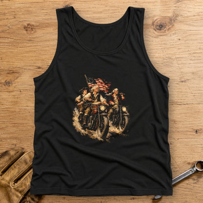 Fife And Drum Riders Tank Top - Black - bench