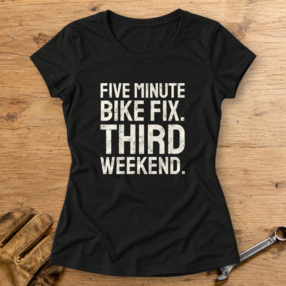 Five Minute Fix Women's T-Shirt - Black - bench