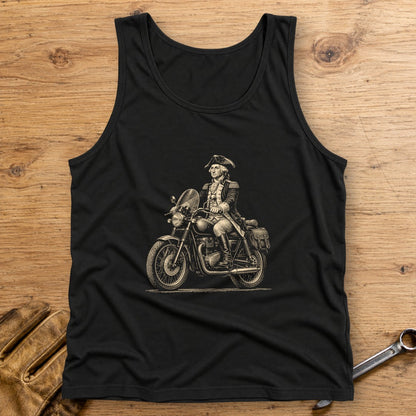 George Washington Founding Tourer Tank Top - Black - bench