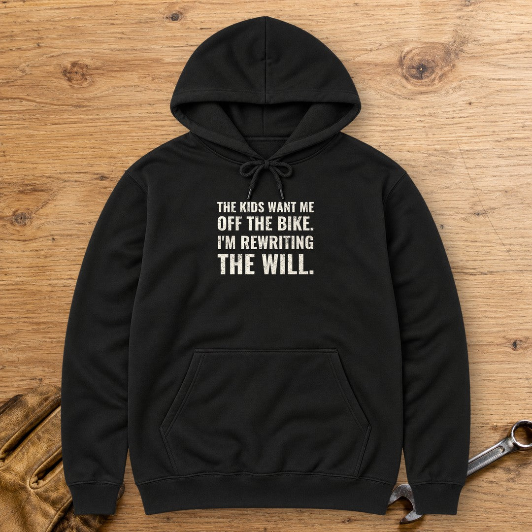 Rewriting The Will Hoodie - Black - bench