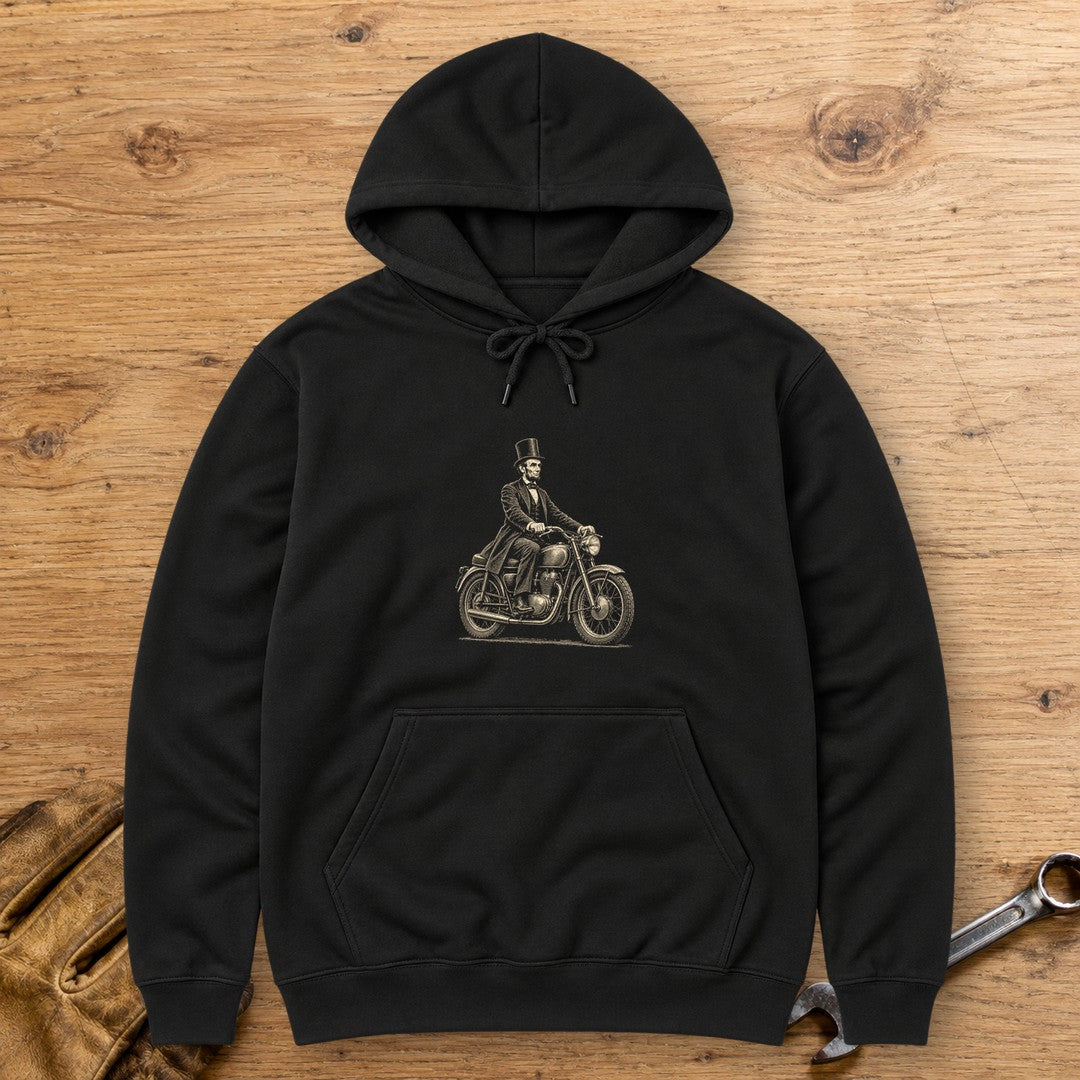Abraham Lincoln Honest Ride Hoodie - Black - bench