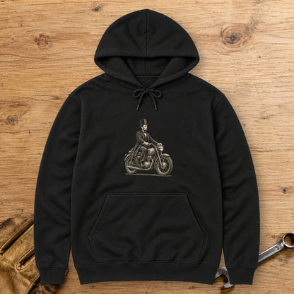 Abraham Lincoln Honest Ride Hoodie - Black - bench