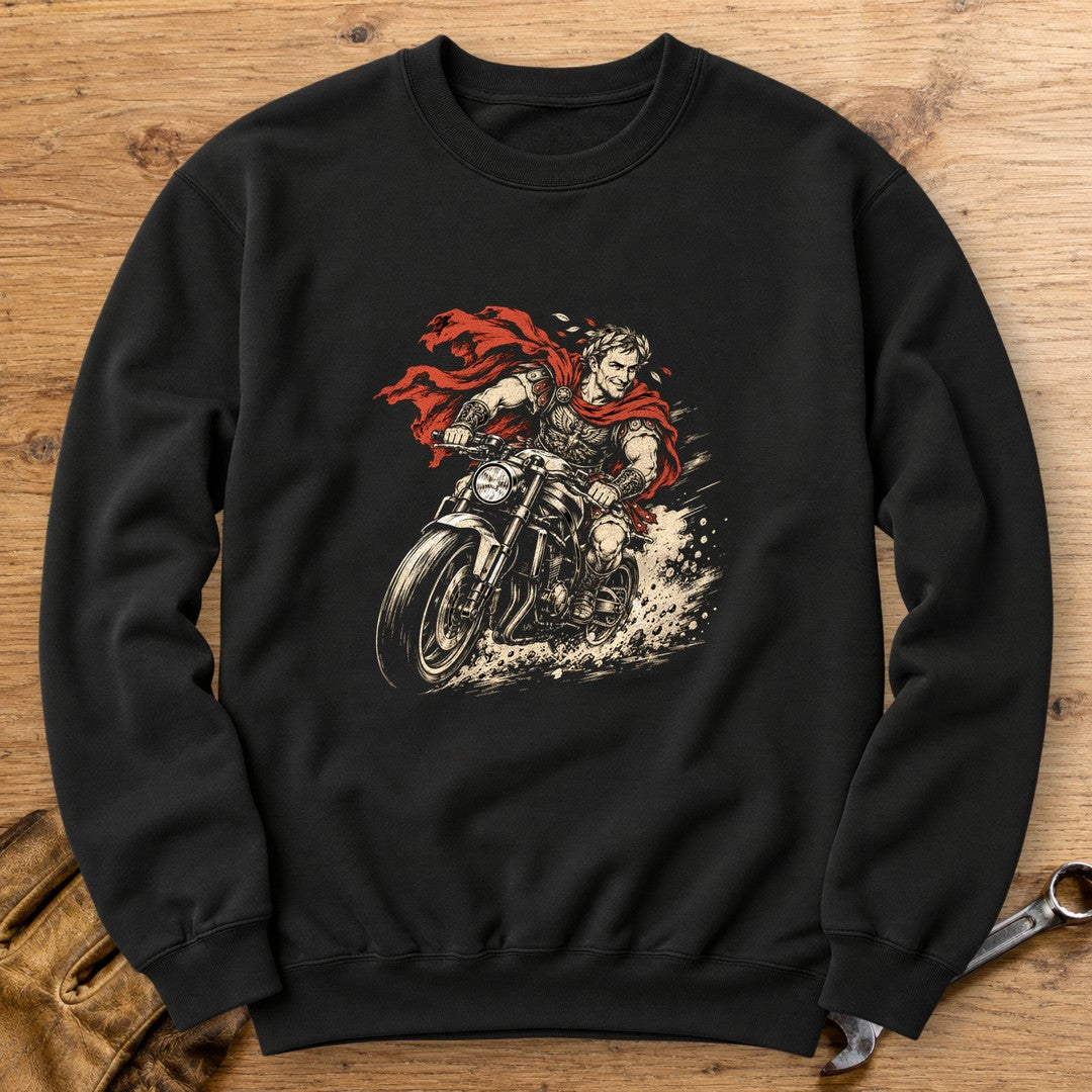 Julius Caesar Rides Crewneck Sweatshirt - Black - bench