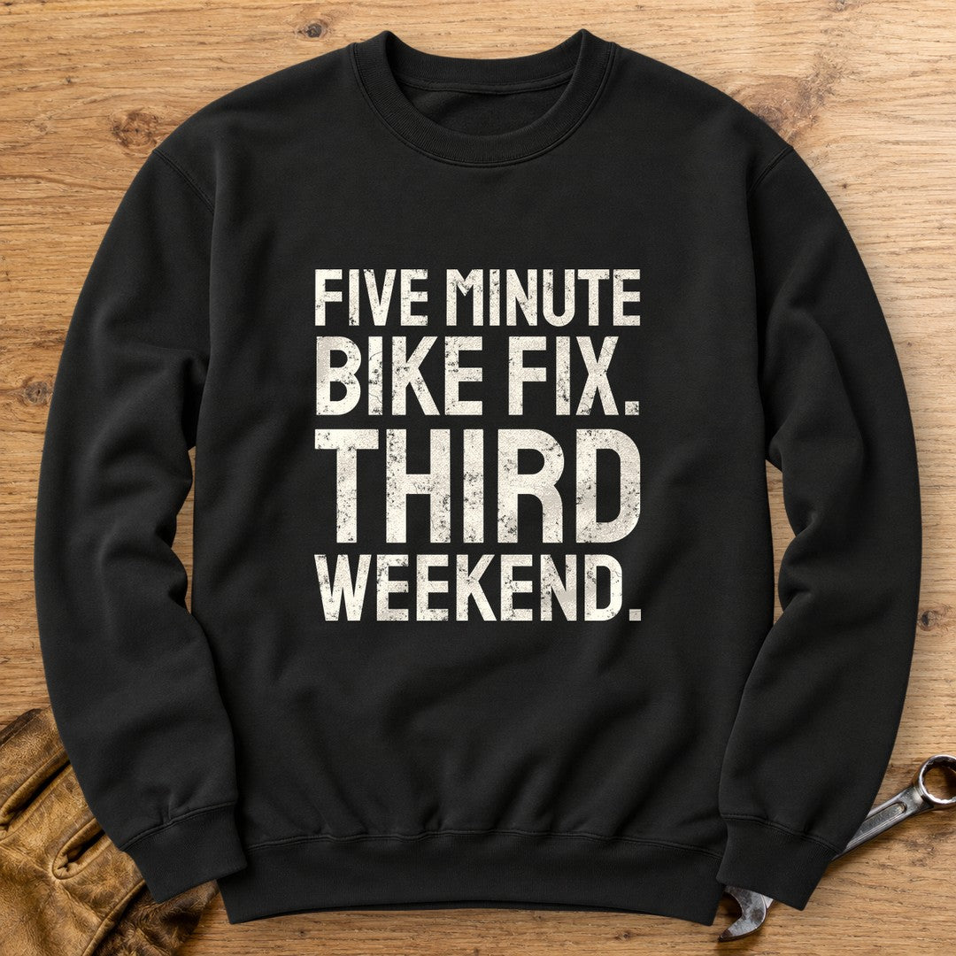 Five Minute Fix Crewneck Sweatshirt - Black - bench