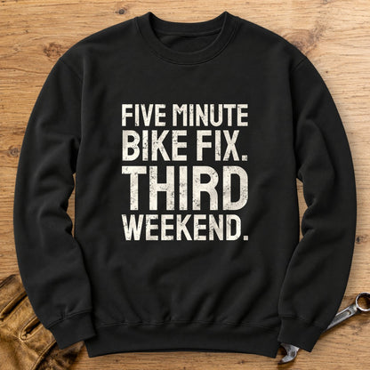 Five Minute Fix Crewneck Sweatshirt - Black - bench