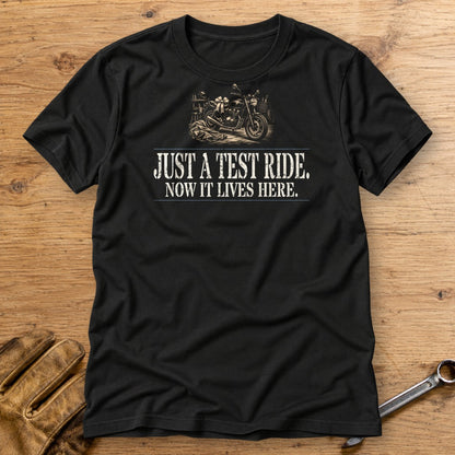Just A Test Ride T-Shirt - Black - bench